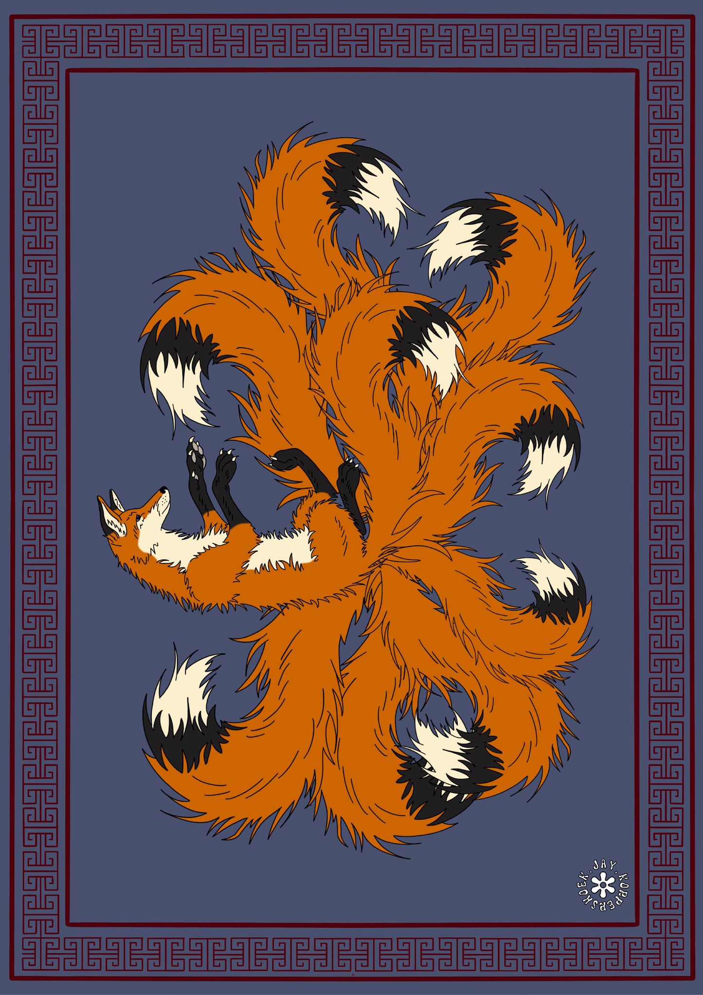 Nine tailed fox