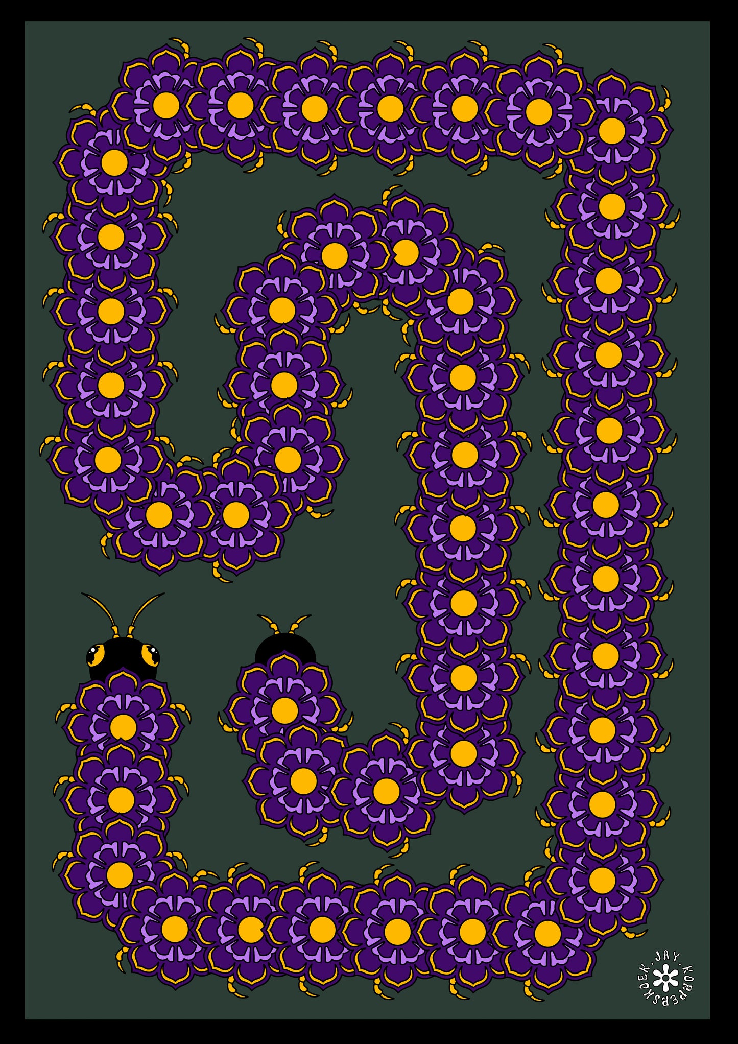 Flower caterpillar