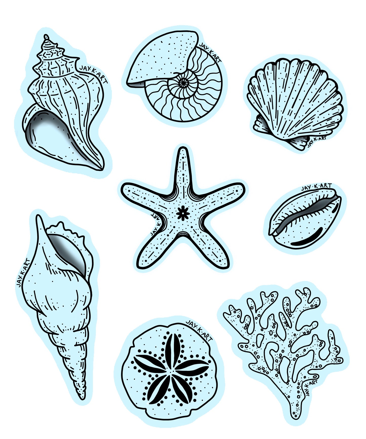 Shell sticker pack